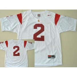 USC Trojans 2 Robert Woods White College NCAA Jerseys