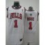 Chicago Bulls 1 Derek Rose white jerseys Cheap