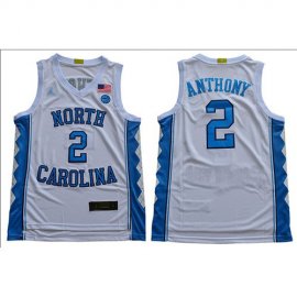North Carolina #2 Cole Anthony White Basketball Stitched College Jersey