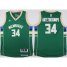 Youth Milwaukee Bucks #34 Giannis Antetokounmpo Green Stitched NBA Jersey