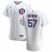 Chicago Cubs #57 James Norwood Mens Nike White Home 2020 Authentic Player Jersey