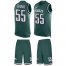 Nike Philadelphia Eagles #55 Brandon Graham Midnight Green Team Color Mens Stitched NFL Limited Tank Top Suit Jersey