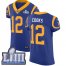 Nike Los Angeles Rams #12 Brandin Cooks Royal Blue Alternate Super Bowl LIII Bound Mens Stitched NFL Vapor Untouchable Elite Jersey