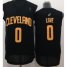 Cleveland Cavaliers 0 Kevin Love Black Revolution 30 NBA Jersey