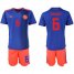 Colombia #6 Sanchez Away Soccer Country Jersey