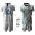 France #16 Mandanda Grey Goalkeeper Kid Soccer Country Jersey