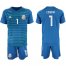 Mexico #1 Corona Blue Goalkeeper Soccer Country Jersey