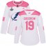 Adidas Tampa Bay Lightning #19 Barclay Goodrow White/Pink Authentic Fashion Womens 2020 Stanley Cup Champions Stitched NHL Jersey