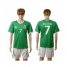 Mexico #7 M.Layun Green Home Soccer Country Jersey