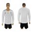 Germany Blank White Home Long Sleeves Soccer Country Jersey