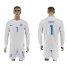 England #1 HART Goalkeeper Home 2018 FIFA World Cup Long Sleeve Soccer Jersey