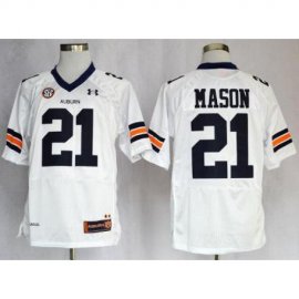 Auburn Tigers 21 Tre Mason White NCAA Football Authentic Jerseys