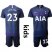 Tottenham Hotspur #23 Eriksen Away Kid Soccer Club Jersey