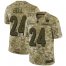 Nike Cincinnati Bengals #24 Vonn Bell Camo Mens Stitched NFL Limited 2018 Salute To Service Jersey
