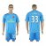 Arsenal #33 Cech Light Blue Goalkeeper Soccer Club Jersey