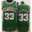 Milwaukee Bucks #33 Kareem Abdul-Jabbar Green Throwback Stitched NBA Jersey