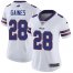 Nike Buffalo Bills #28 E.J. Gaines White Womens Stitched NFL Vapor Untouchable Limited Jersey