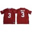 Youth Alabama Crimson Tide #3 Calvin Ridley Red Pro Combat Stitched NCAA Jersey