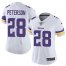 Nike Minnesota Vikings #28 Adrian Peterson White Womens Stitched NFL Vapor Untouchable Limited Jersey