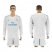 Real Madrid Blank White Home Long Sleeves Soccer Club Jersey