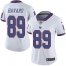 Nike New York Giants #89 Mark Bavaro White Womens Stitched NFL Limited Rush Jersey
