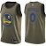 Warriors #0 DAngelo Russell Green Basketball Swingman Salute to Service Jersey
