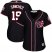 Washington Nationals #19 Anibal Sanchez Navy Blue Alternate Womens Stitched MLB Jersey