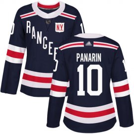 Adidas New York Rangers #10 Artemi Panarin Navy Blue Authentic 2018 Winter Classic Womens Stitched NHL Jersey