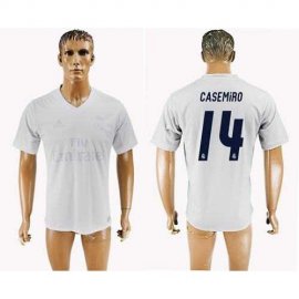 Real Madrid #14 Casemiro Marine Environmental Protection Home Soccer Club Jersey
