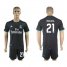 Real Madrid #21 Morata Away Soccer Club Jersey