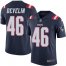 Nike New England Patriots #46 James Develin Navy Blue Youth Stitched NFL Limited Rush Jersey