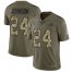 Nike Buffalo Bills #24 Taron Johnson Olive/Camo Mens Stitched NFL Limited 2017 Salute To Service Jersey