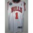 Chicago Bulls 1 Derek Rose White 20th Jersey Cheap