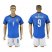 Italy #9 Balotelli Blue Home Soccer Country Jersey