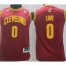 Youth Cleveland Cavaliers 0 Kevin Love Red Stitched Revolution 30 Swingman NBA Jersey