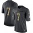 Nike Minnesota Vikings #7 Patrick Peterson Black Mens Stitched NFL Limited 2016 Salute To Service Jersey
