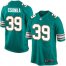 Nike Miami Dolphins #39 Larry Csonka Aqua Green Alternate Youth Stitched NFL Elite Jersey