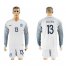 Greece #13 Vellidis White Goalkeeper Long Sleeves Soccer Country Jersey