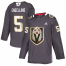 Vegas Golden Knights #5 Deryk Engelland Mens Grey Adidas Latino Heritage Night Stitched NHL Jersey