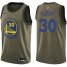 Nike Golden State Warriors #30 Stephen Curry Green Youth 2022 NBA Finals Swingman Salute to Service Jersey Youth