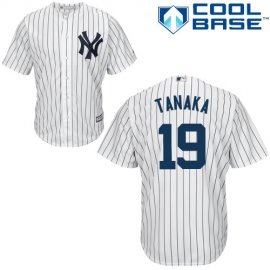 New York Yankees #19 Masahiro Tanaka White Stitched Youth MLB Jersey