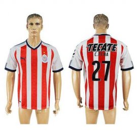 Guadalajara #27 C.Pena Home Soccer Club Jersey