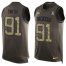 Nike Green Bay Packers #91 Preston Smith Green Mens Stitched NFL Limited Salute To Service Tank Top Jersey