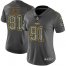 Nike Pittsburgh Steelers #91 Stephon Tuitt Gray Static Womens Stitched NFL Vapor Untouchable Limited Jersey
