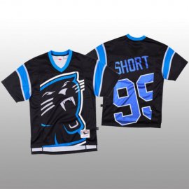 NFL Carolina Carolina Panthers #99 Kawann Short Black Mens Mitchell & Nell Big Face Fashion Limited NFL Jersey