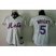 New York Mets #5 David Wright Cream(Blue Strip) Womens Fashion Stitched MLB Jersey