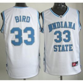 North Carolina 33 Larry Bird White NCAA Basketball Jerseys Cheap