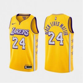 Los Angeles Lakers #24 Kobe Bryant BLM Jersey City