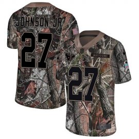 Nike Houston Texans #27 Duke Johnson Jr Camo Mens Stitched NFL Limited Rush Realtree Jersey