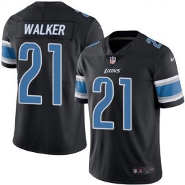 Nike Detroit Lions #21 Tracy Walker Black Mens Stitched NFL Limited Rush Jersey